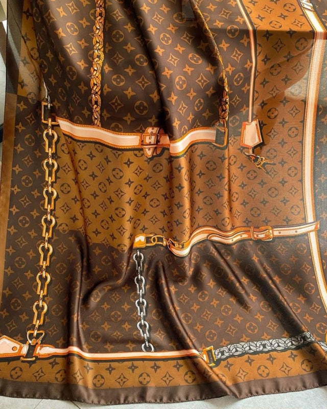 Oversized Silk Twill Scarf