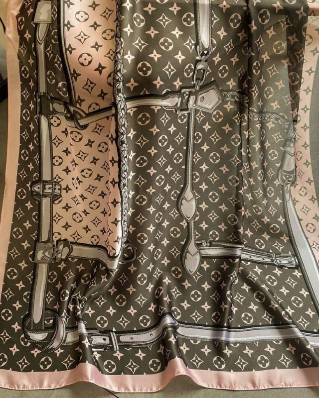 Oversized Silk Twill Scarf