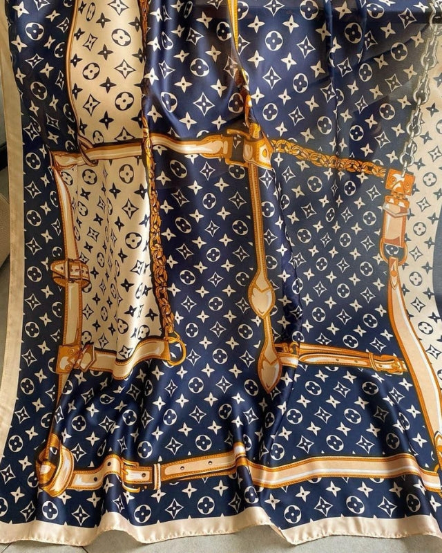 Oversized Silk Twill Scarf